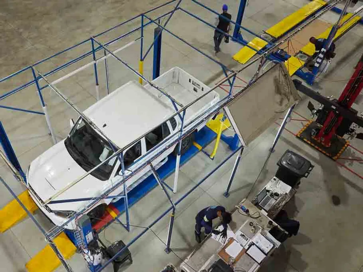 Vehicle assembly operation at the AIH Logistics plant